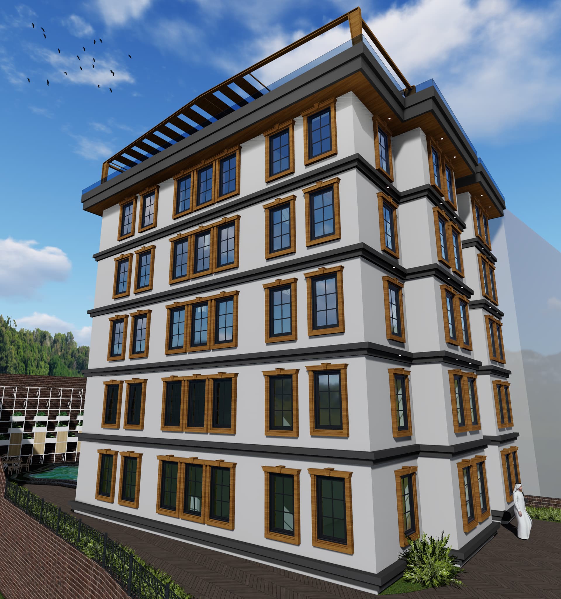 ÇEKİRGE BUTİK OTEL PROJESİ – cephe 03