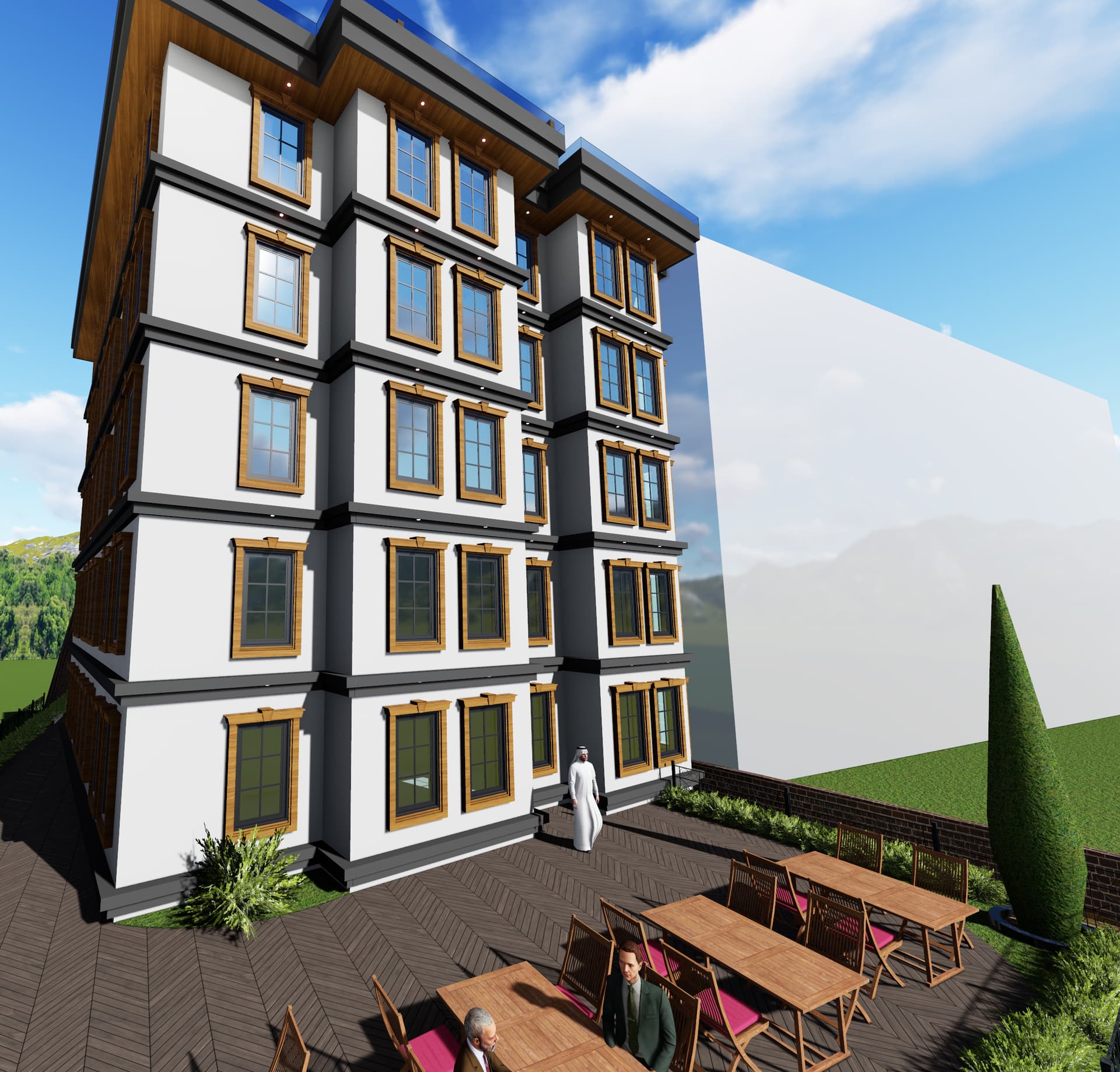 ÇEKİRGE BUTİK OTEL PROJESİ – cephe 06