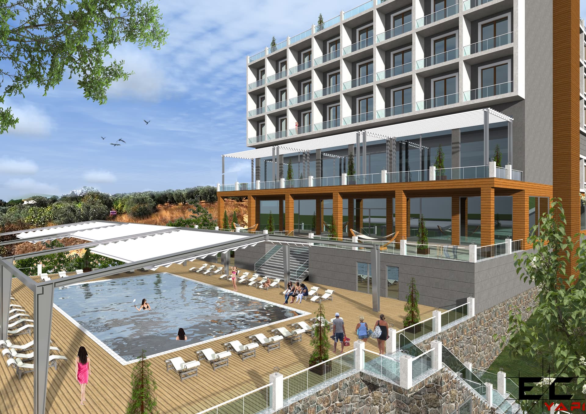 NESBAY OTEL PROJESİ – cephe 09