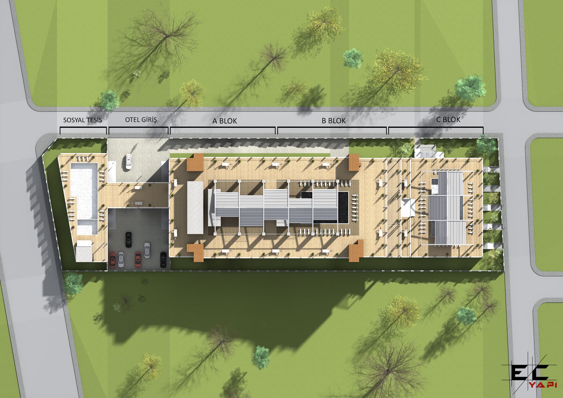 NESBAY OTEL PROJESİ – kat planı 01