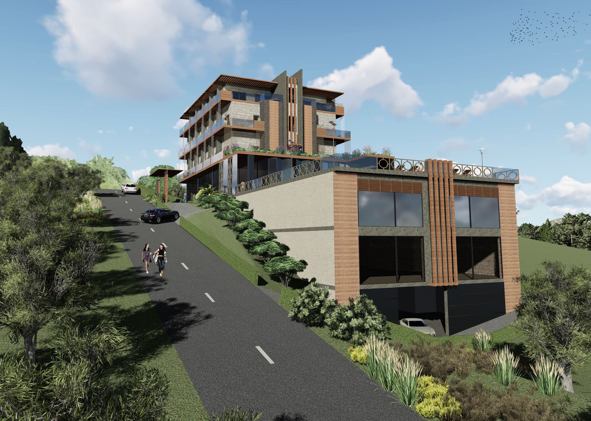 NİLÜFERKÖY BUTİK OTEL PROJESİ – cephe 04