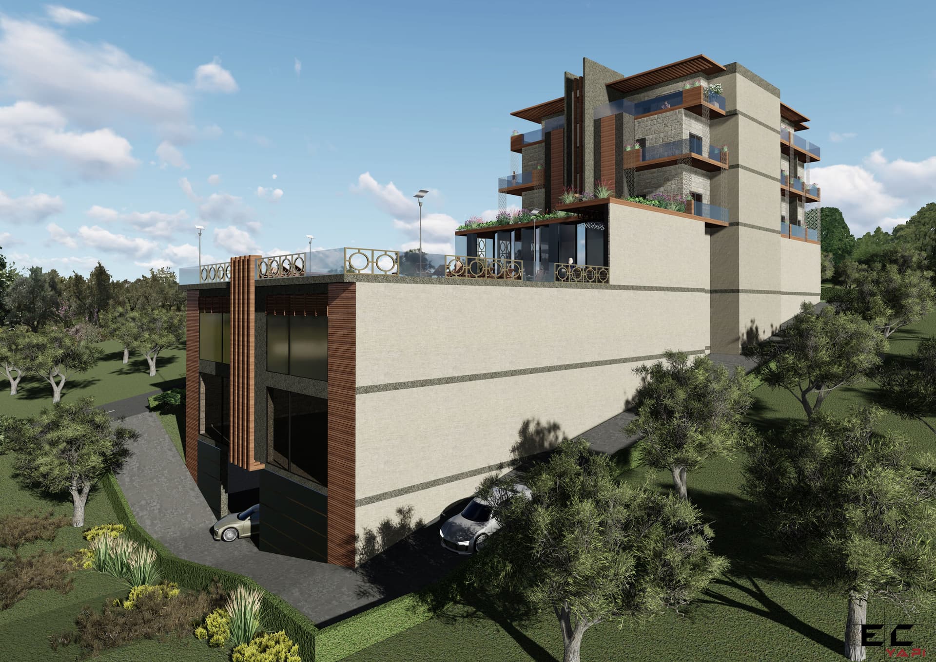 NİLÜFERKÖY BUTİK OTEL PROJESİ – cephe 05
