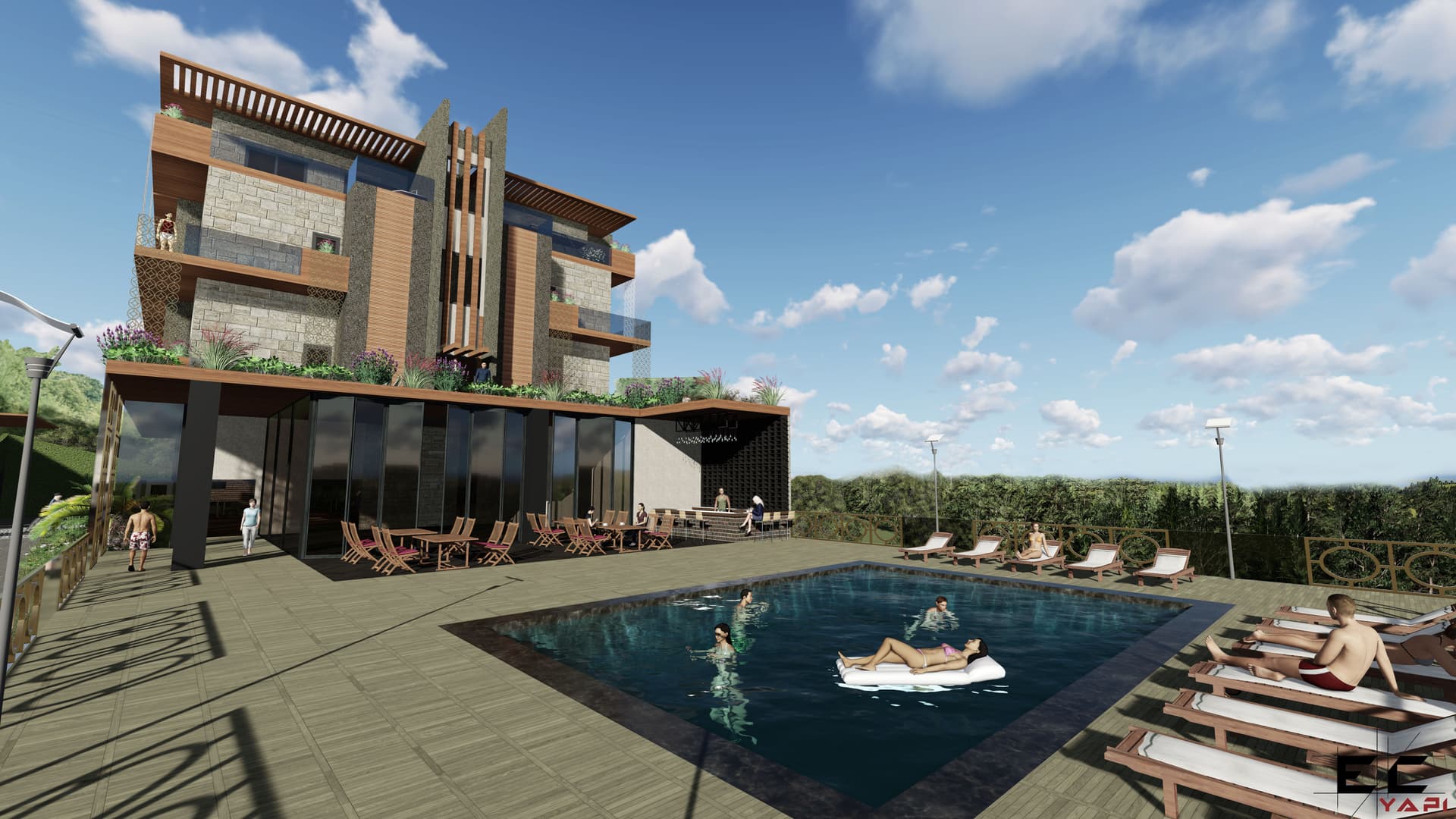 NİLÜFERKÖY BUTİK OTEL PROJESİ – cephe 09