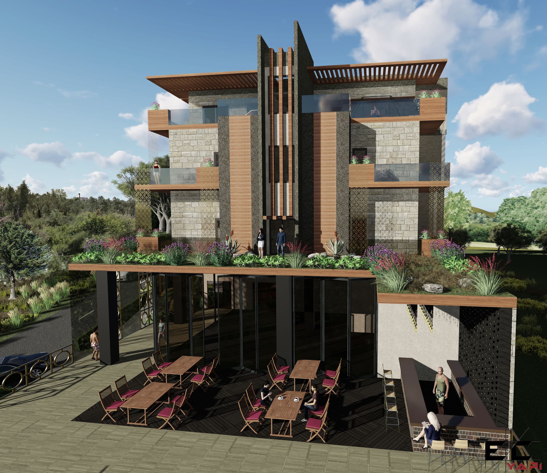 NİLÜFERKÖY BUTİK OTEL PROJESİ – cephe 11