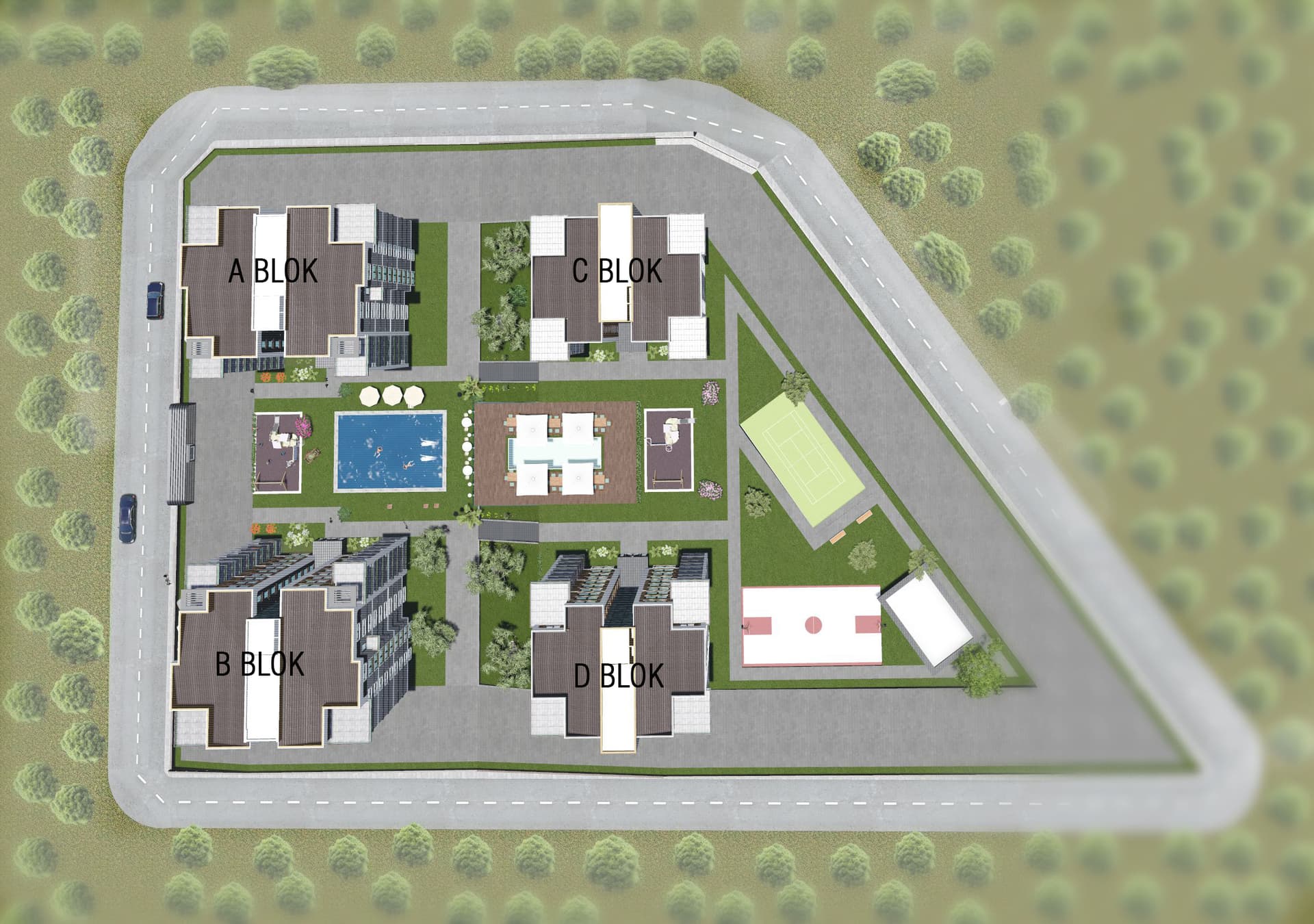 TROYA PARK EVLERİ – kat planı 01