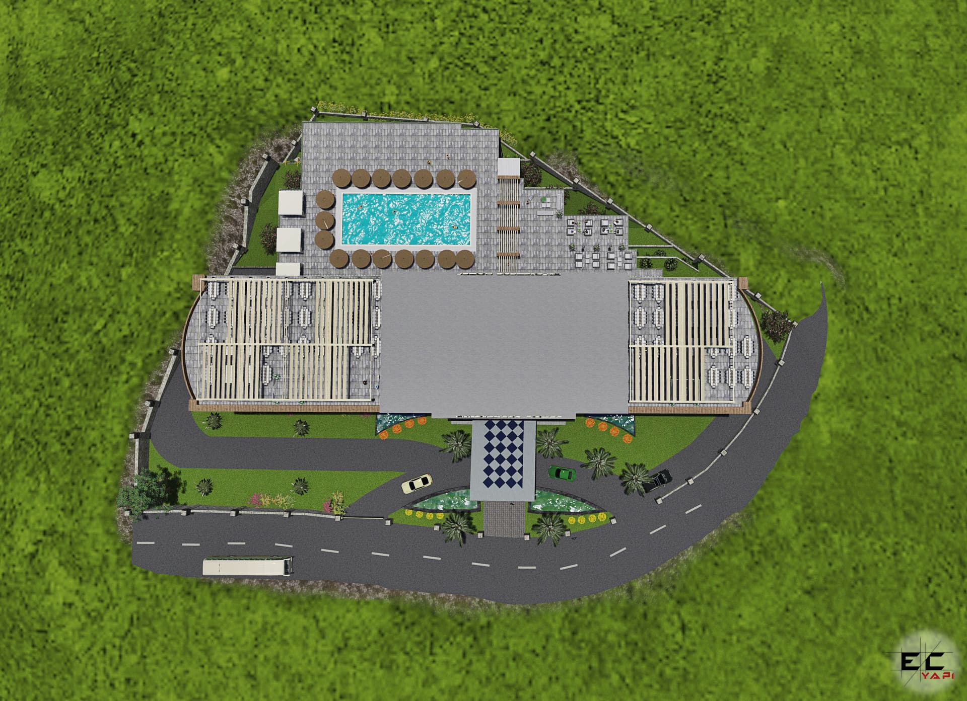 YILDIZTEPE OTEL PROJESİ – kat planı 01